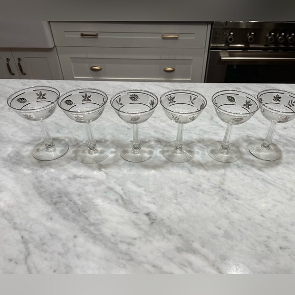 Vintage Libby Coupe Champagne Glasses - Picture 3 of 5